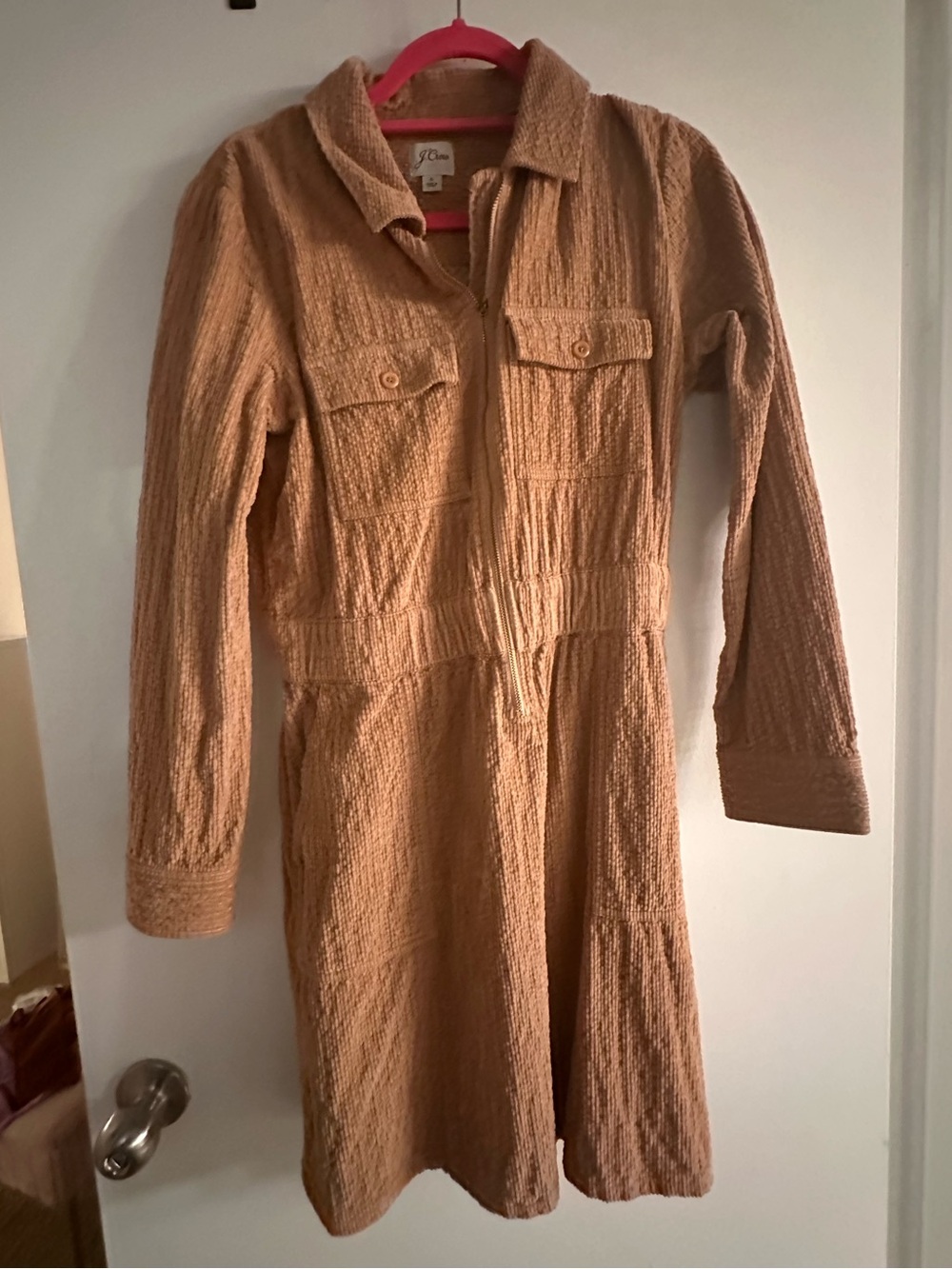 J. Crew Camel Textured Corduroy Jacket